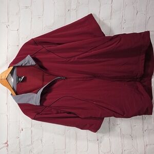 Nike Golf Clima Fit Waterproof Double Full Zip Jacket Windbreaker Mens Size XL